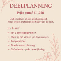 🌸 Middel Pakket – "Deelplanning"